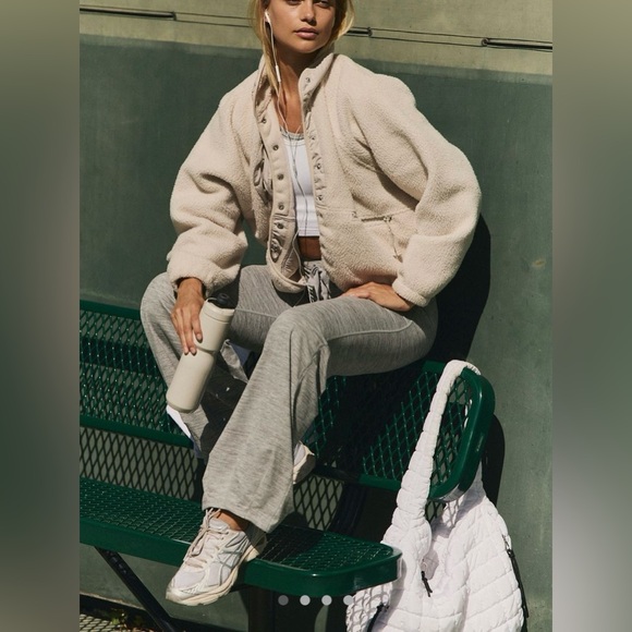 Free People Movement Hit The Slopes Fleece Jacket - M - Picture 1 of 15